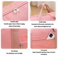 thumbnail image 3 of Bolsa De Noche, Bolsa De Viaje De Gran Capacidad, Color Rosa, Resistente Al Agua, Cómodo, Multifuncional Para Deportes Y Gimnasio, 3 of 7