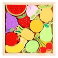 thumbnail image 1 of Kids Wooden Vehicle Food Number Cognition Puzzle Learning Educational Toy, 1 of 1