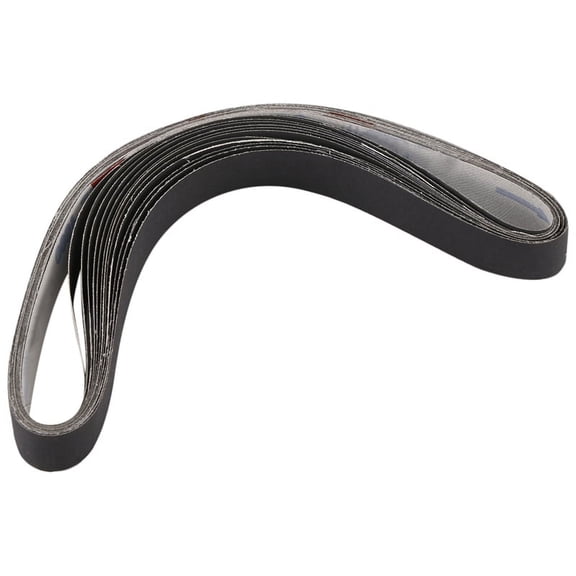12Pcs 1 x 30 Inch Silicon Carbide Fine Grit Sanding Belts 400, 600, 800, 1000 Grits