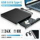 thumbnail image 2 of Unidad externa de CD/DVD Kadlun BT638 USB 3.0 USB C para portátil, 2 of 7