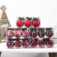 thumbnail image 4 of Matsuzay 3 piezas de bolas colgantes de árbol de Navidad hechas a mano de punto bolas de hilo de árboles de Navidad suministros de adorno colgante Kits de decoración para fiestas No.06 Matsuzay HA007790-06B, 4 of 6