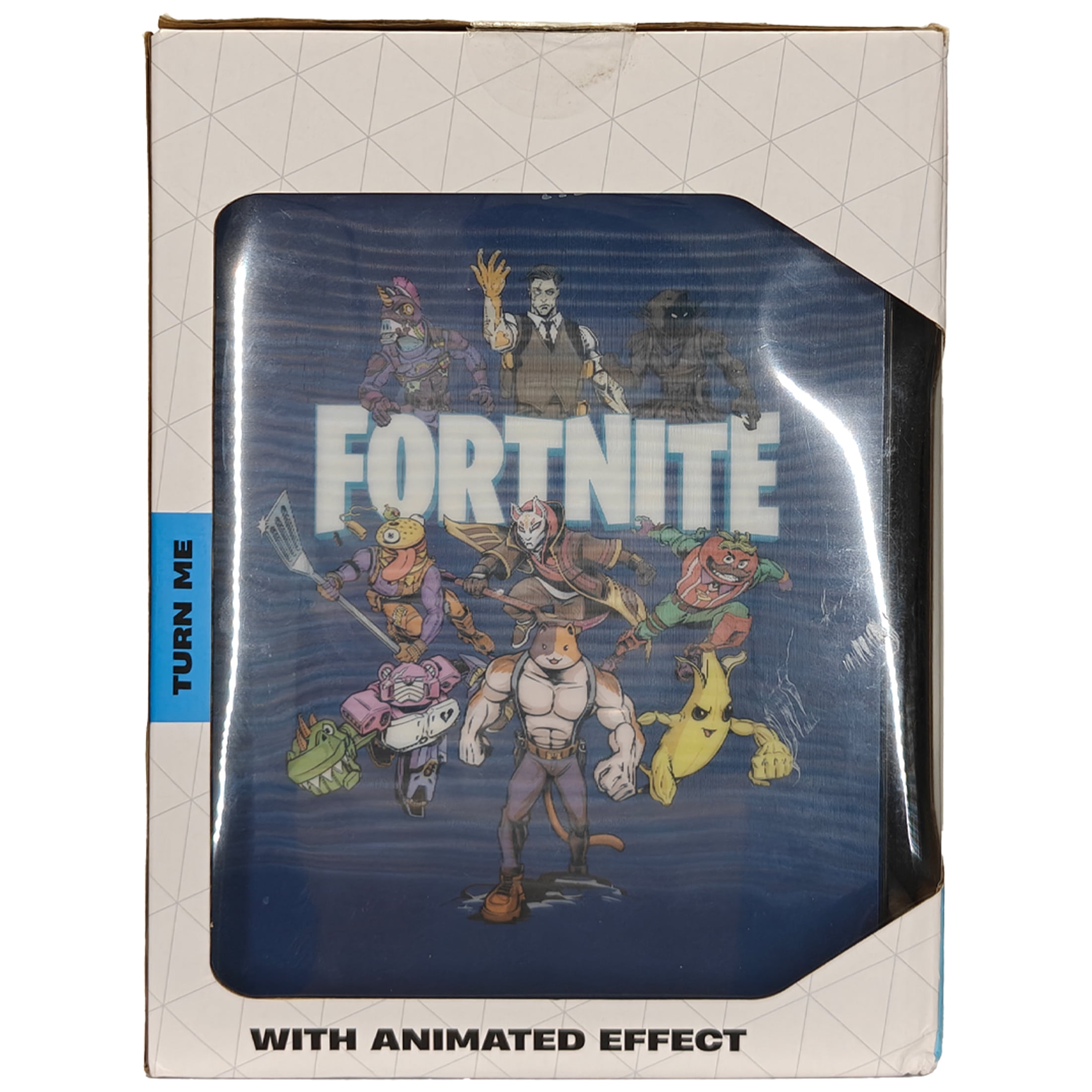 Fortnite 4L 6-Can Lenticular Portable Mini Fridge, Blue