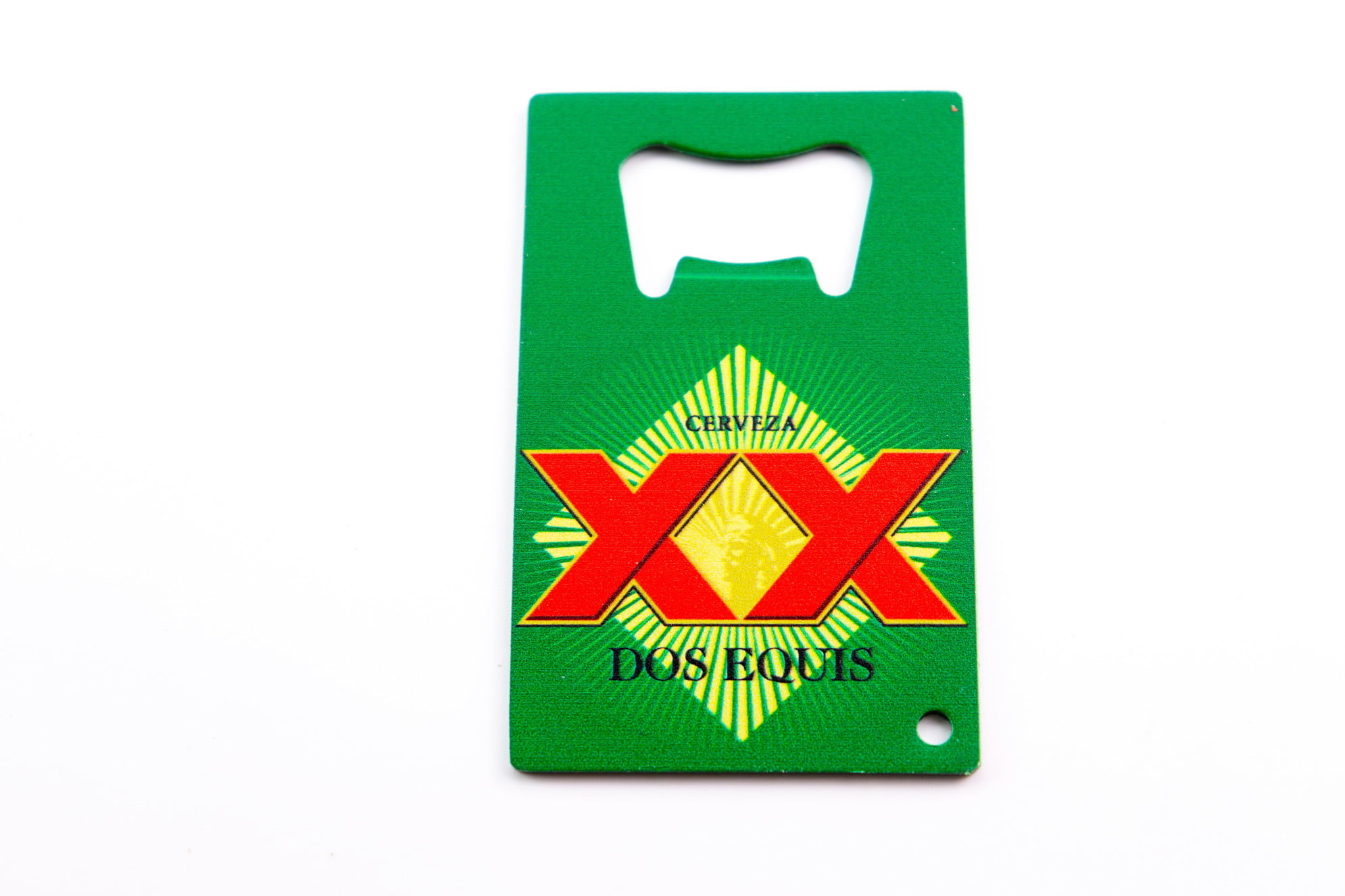 HEAVY DUTY NEW--Lot of 2 Rare DOS EQUIS BEER BOTTLE OPENER KEY CHAIN 