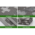 thumbnail image 3 of Outdoor Plastic Waterproof Rug 5'x 8' for Patio, Porch, Deck, Backyard, Balcony, Reversible, 3 of 11