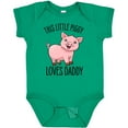 thumbnail image 3 of Inktastic This Little Piggy Loves Daddy- cute Boys or Girls Baby Bodysuit, 3 of 5