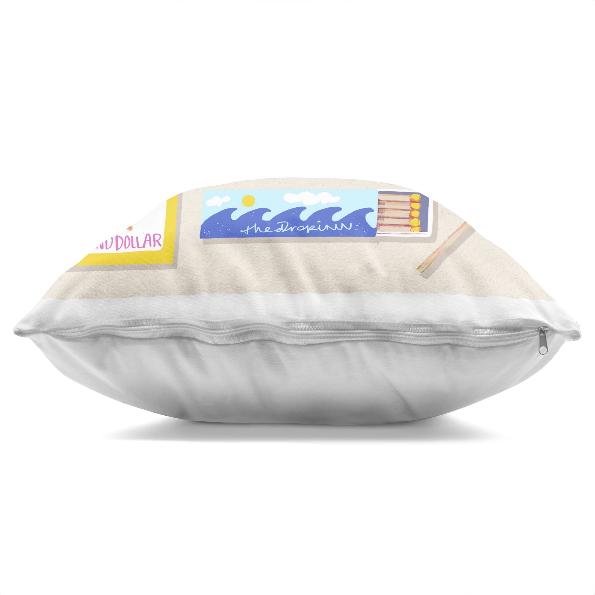 Stupell Industries Seaside Matchbox Collection Decorative Printed Throw Pillow, design by Rachael Reese, 18 x 7 x 18