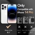 thumbnail image 2 of JETech Case for iPhone 14 Pro 6.1-Inch, Heavy Duty Dual-Layer Rugged Protection, Shockproof Protective Tough Phone Cover with Matte Back (White), 2 of 6