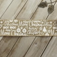 thumbnail image 3 of Ribbon Traditions Merry Christmas Text Clip Art Wired Ribbon  2 1/2" by 25 Yards - Natural, 3 of 5