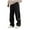 1-Black, variant on Star Print Pants for Men Casual Fashion Drawstring High Waist Straight Leg Trousers Plus Size Loose Streetwear Pant