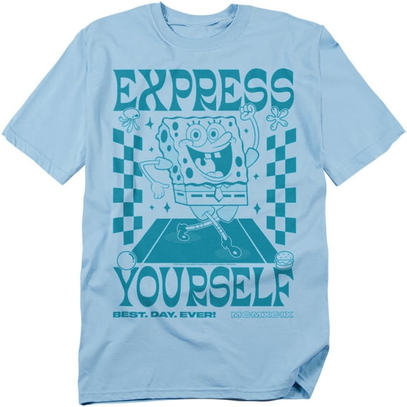Spongebob T-Shirt Express Yourself Poster Unisex Graphic Tee for Men & Women