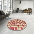 thumbnail image 4 of Ahgly Company Machine Washable Indoor Rectangle Transitional Grapefruit Red Area Rugs, 5' x 8', 4 of 7