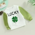 thumbnail image 2 of Fortune Sweatshirts pour Filles et Garçons 0-3 Ans Trèfle à Quatre Feuilles, 2 of 7