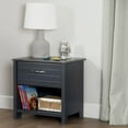 thumbnail image 1 of South Shore Ulysses 1-Drawer Nightstand - End Table with Storage for Child, in Blueberry, 1 of 11