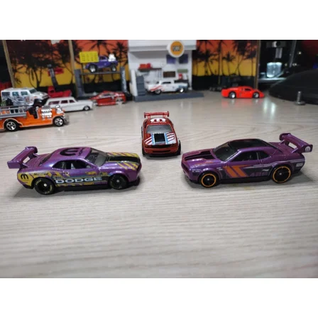 Hot Wheels Purple Dodge Challenger Drift Car 1:64 Scale Diecast Toy Car Mattel