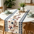 thumbnail image 5 of Memorial Day Table Runner, Linen Table Flag for Honoring Fallen Soldiers, Patriotic Tablecloth for Family Living Room, Decorative Dining Table Cover for Commemorative Events and Gatherings, 5 of 9