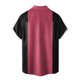 thumbnail image 3 of Short Sleeve Button Shirt Men'S Casual Short Sleeve Shirt Loose Shirt With PocketXL, 3 of 4