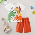 thumbnail image 2 of 2-piece Toddler Boy Summer Clothes Short Sleeve Top Shorts Set Boys Summer Outfits, 2 of 7