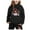 Black, variant on WOYY Toddler Girls Sweatsuits Cartoon Figure Print Hoodie Jogger Pants Set, Sizes 2-3T