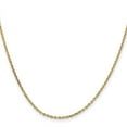 thumbnail image 2 of Primal Gold 10 Karat Yellow Gold 1.65mm Solid Diamond Cut Cable Chain, 2 of 4
