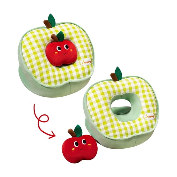 Toddler Plush Shape Toilet Training Seat with Removable Soft Cushion and Cartoon Design for Children Potty Use