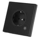 thumbnail image 3 of Smart Socket 16A 3000W Modern Design Multi Function Smart Timing Wall Outlet EU Plug 95‑245V Black For Zigbee Version, 3 of 5