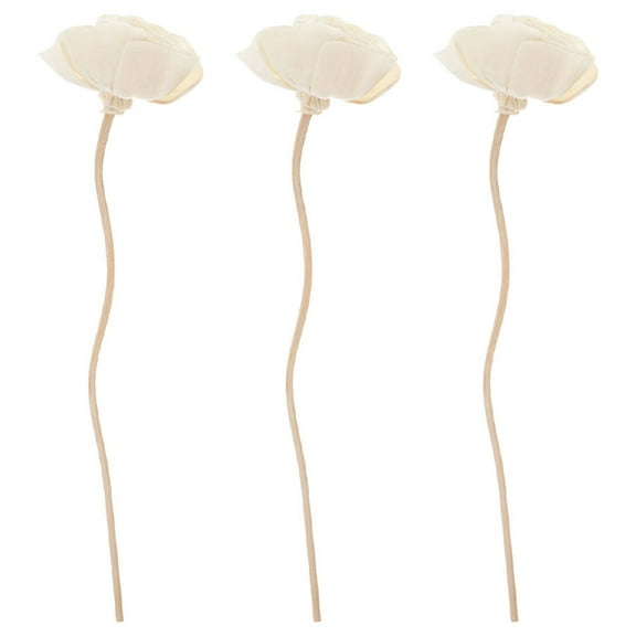 YULIJU 3Pcs Flower Reed Diffuser Sticks Diffuser Refills Essential Oil Diffuser Stick for SPA