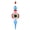Blue, variant on December Diamonds 11.00In Pastel Sphere Ornament, Glass, Reflector Vintage-Looking 7979189 Blue