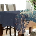 thumbnail image 5 of Yayeee Tablecloths 54" x 72" Rectangle Wrinkle Resistant Party Table Cover, Blue Earth, 5 of 8