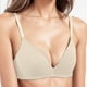 thumbnail image 3 of Gibobby Brasier con Cierre Frontal Push Up Mujeres Casual Multicolor Color sólido Copa triangular Sin anillo de Correa de hombro ajustable(Beige,38), 3 of 4