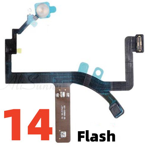1 Uds. Cable flexible con Sensor de luz de Flash LED para iPhone 12 14 Plus 13 Pro Max 11 piezas ambientales de distancia de proximidad