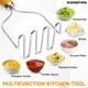 thumbnail image 5 of Triturador de Patatas Rainspire Acero Inoxidable con Mango Antideslizante Duradero, 5 of 7