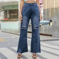Vedolay Women's Pants Women Fashion Jeans Summer Stretchy High Waisted