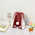 thumbnail image 4 of Bolsas de Regalo de Pascua para Niños Mochila Linda de Conejo para Niños Pequeños Niñas Niños Bolsa de Conejo Rellena Suave con Correas Ajustables, 4 of 6