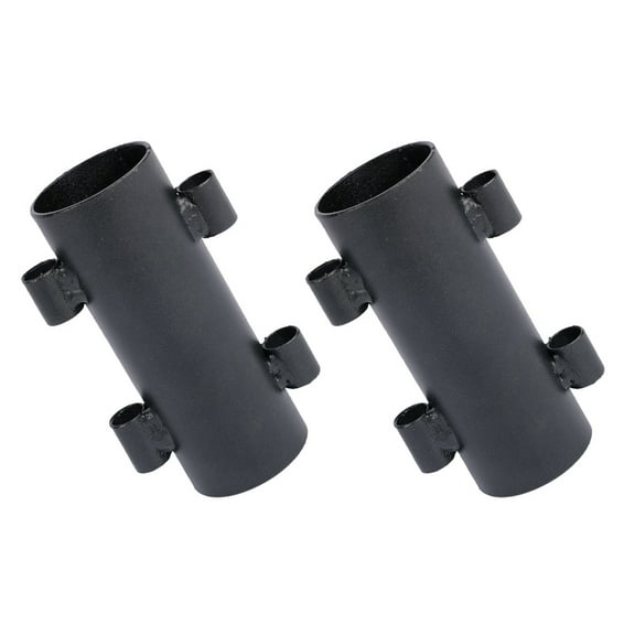 OATIPHO 2Pcs Black Canopy Pole Holder with Nail Holes for Outdoor Camping and Hiking