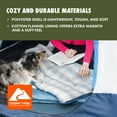 thumbnail image 4 of Ozark Trail 50F Flannel Lined Rectangle Adult Sleeping Bag - Blue (75" x 33"), 4 of 12