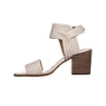 thumbnail image 3 of Womens Vince Camuto Kolema Block Heel Ankle Strap Sandals, Vanilla, 3 of 5
