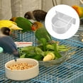 thumbnail image 5 of Luysn Bird Feeder,Bird Cage Cups Prevents Spillage Thickened Semicircle Bowls Clear Water Dispenser for Pigeon Parrot,Bird Feeders for Outdoors,Bird Feeders,Water Feeder Cups, 5 of 5