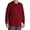 MERLOT, variant on Harbor Bay by DXL Men's Big and Tall Long-Sleeve Waffle-Knit Crewneck Tee Shirt, Black, 3XL