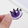 thumbnail image 4 of Unique Bargains 1 Pc Claw Clip Halloween Eye for Women Purple Purple, 4 of 4