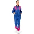 thumbnail image 4 of Women 80s Sportswear Set Casual Sweatsuits Disco Tracksuit Set 8 Pcs Retro Outfits for Women Men, 4 of 7