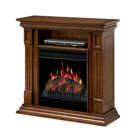 Dimplex Deerhurst Media Console Electric Fireplace With Logs for TVs up to 36