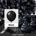 thumbnail image 2 of PartyWoo Globos Negros 155 piezas Kit para Arco 46 30 25 13 cm, 2 of 9