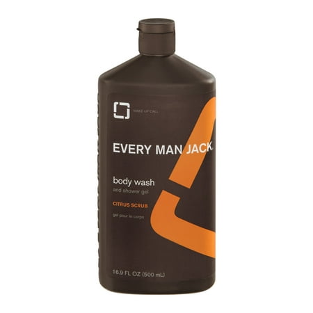 Every Man Jack Body Scrub And Shower Gel Citrus, 16.9 FL