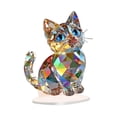 thumbnail image 4 of Decoración de animales acrílicos 2d plano atractivo decoración de mesa adorno para el gabinete de restaurantes estantes navideñas Gato, 4 of 8