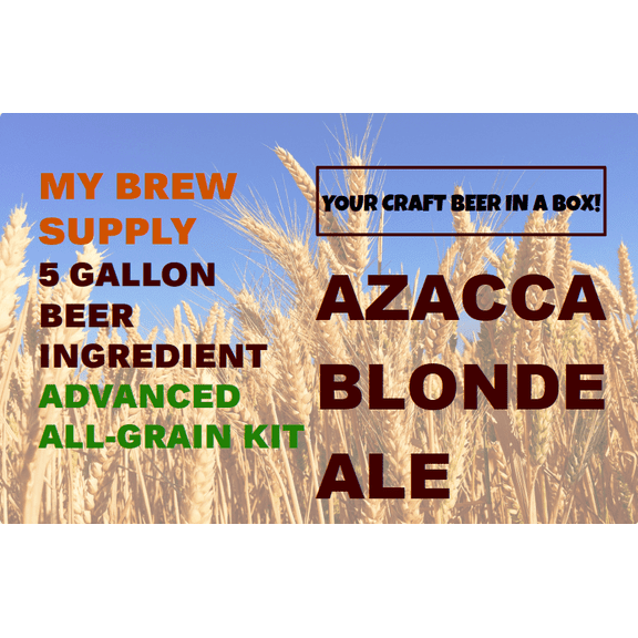 Azacca Blonde Ale MBS 5 gal Advanced All Grain Homebrew Beer Ingredient Recipe Kit