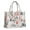 Christmas Tree And, variant on Large Capacity Tote Bag,Green and Black Christmas Plaid Santa Pattern Handbag Fashion Luxury Tote Bag,15.7"x13"x 5.1" Inches,Laptop Compatible