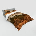 thumbnail image 3 of Ambesonne Landscape Bedding Set 3 Pcs, Dramatic Shady Desert, Twin, Orange Green, 3 of 3