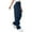 Blue, variant on Women's Daily Elastic Waist Casual Loose Long Trousers, Sweat Pants, Elastic Waist Jeans for Women, Wide Leg Pants Woman