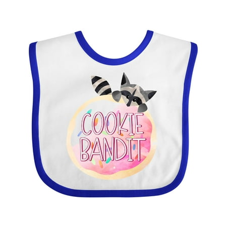 

Inktastic Cookie Bandit Raccoon Gift Baby Boy or Baby Girl Bib