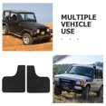 thumbnail image 4 of WORGEOUS 1 Pair Car Mud Flaps Flat Splash Guard Black for Van SUV Models Protection Against Mud Debris All Weather Conditions, 4 of 8